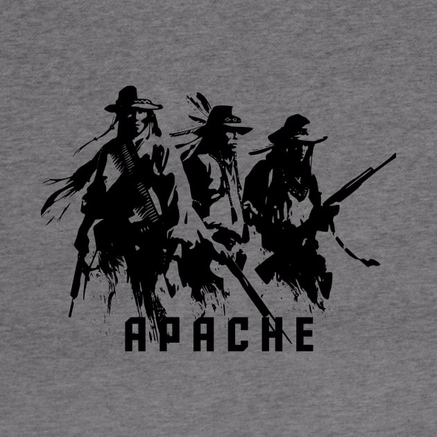 Apache indian silhouette by Turbo29